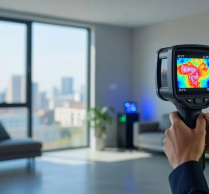 Thermographie infrarouge lors d'un audit énergétique