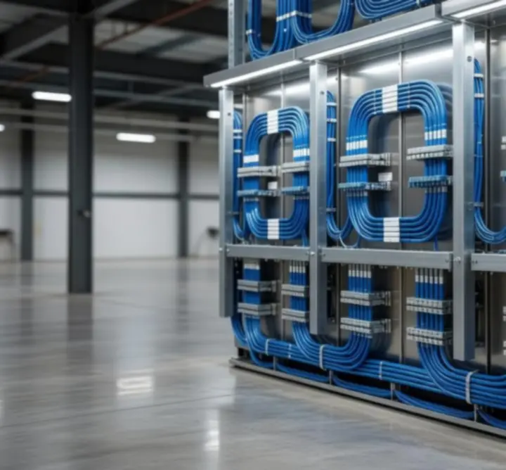 Projet électrique industriel avec infrastructures de comptage intelligent